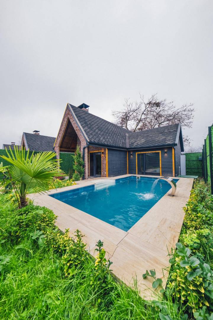 Sapanca Çayiçi'nde Muhteşem Doğada, Isıtmalı Havuzlu, Kiralık Bungalov fotoğraf 2
