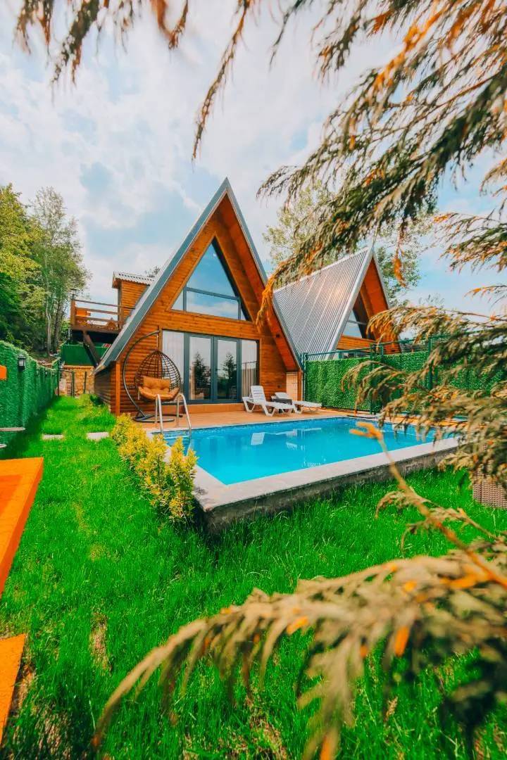 Sapanca Güldibi'nde Doğayla İç İçe, Özel Havuzlu, 2+1 Bungalov fotoğraf 2