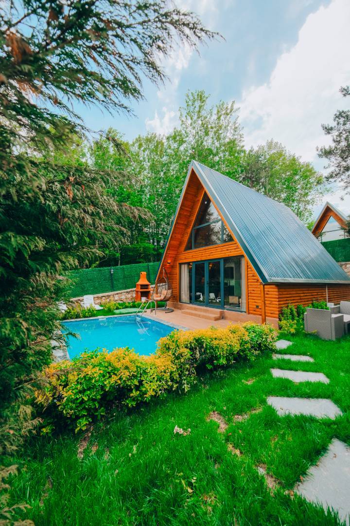 Sapanca Güldibi'nde Isıtmalı Özel Havuzlu, Jakuzili Bungalov fotoğraf 2
