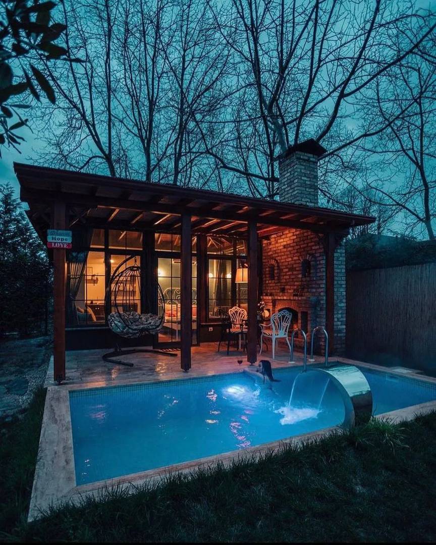 Sapanca Kırkpınar'da Geniş Bahçeli, Özel Havuzlu, Lüks Tiny House fotoğraf 3