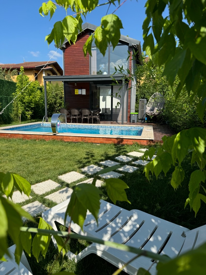 Sapanca Kırkpınar'da Geniş Bahçeli, Özel Havuzlu, Modern Bungalov fotoğraf 3