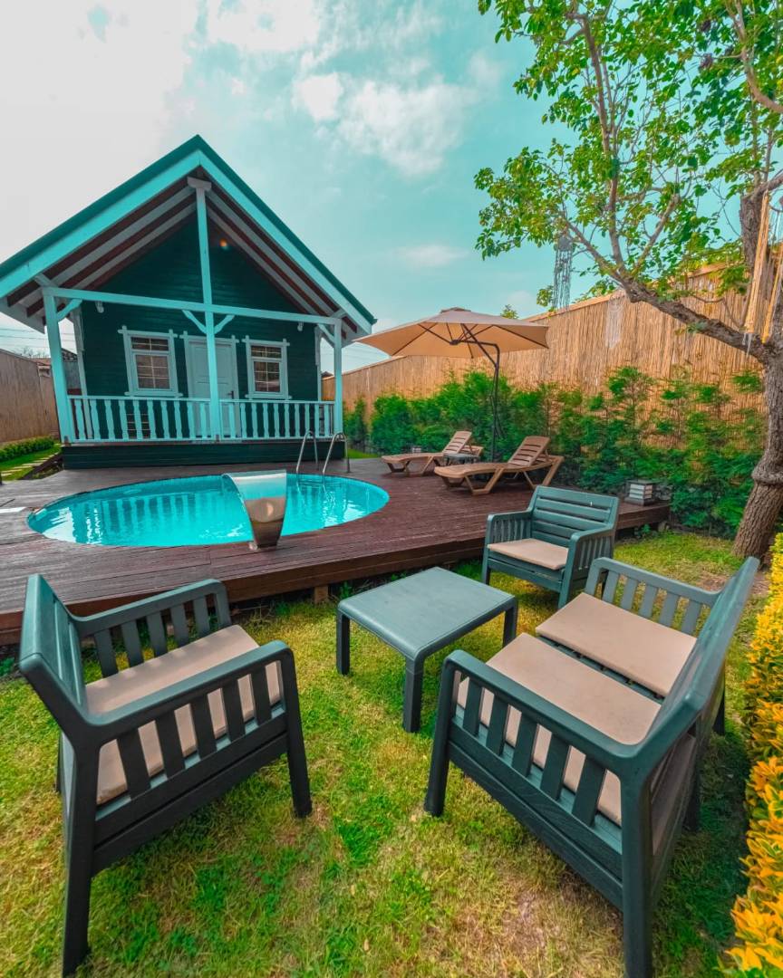 Sapanca Kırkpınar'da Merkezi Konumda, Isıtmalı Havuzlu, Kiralık Bungalov fotoğraf 2