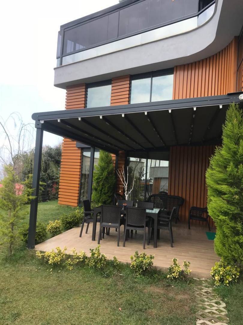Sapanca Kırkpınar'da Modern Tasarımlı, Özel Havuzlu, Bahçeli Villa fotoğraf 2