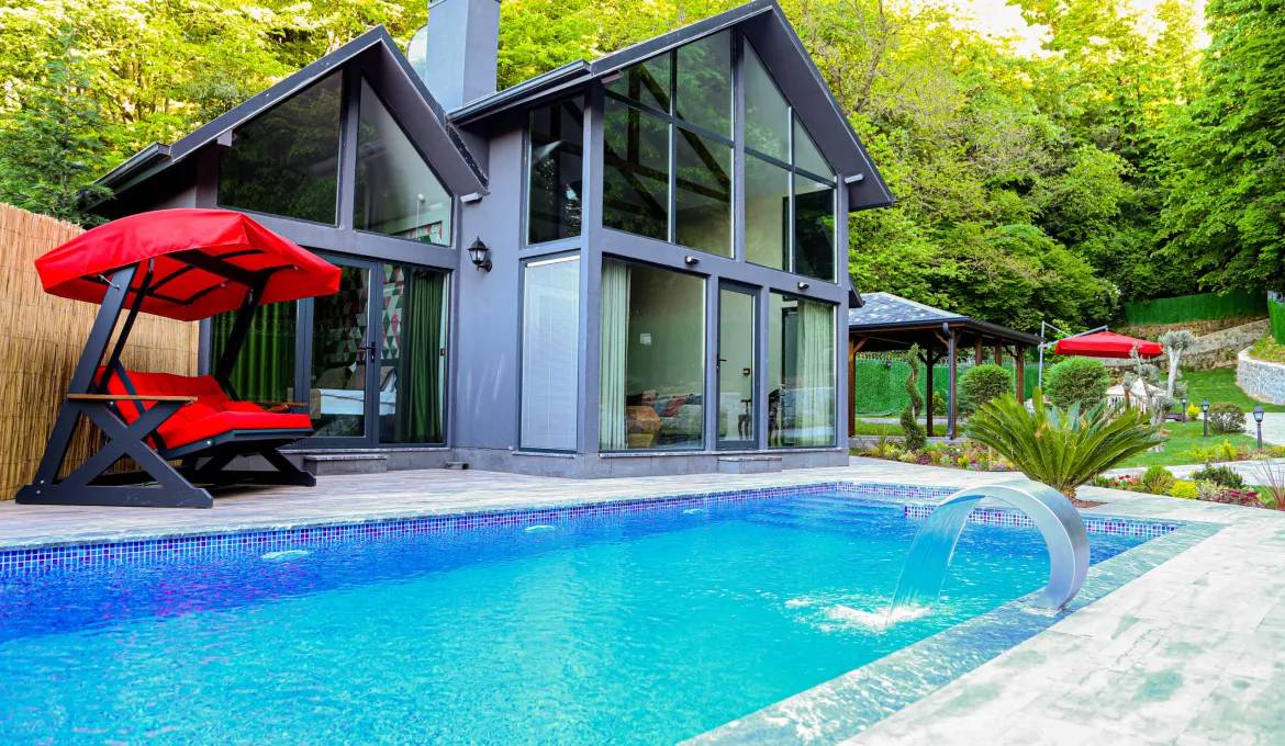 Sapanca Kırkpınar'da Modern Tasarımlı, Özel Havuzlu, Kiralık Villa fotoğraf 3