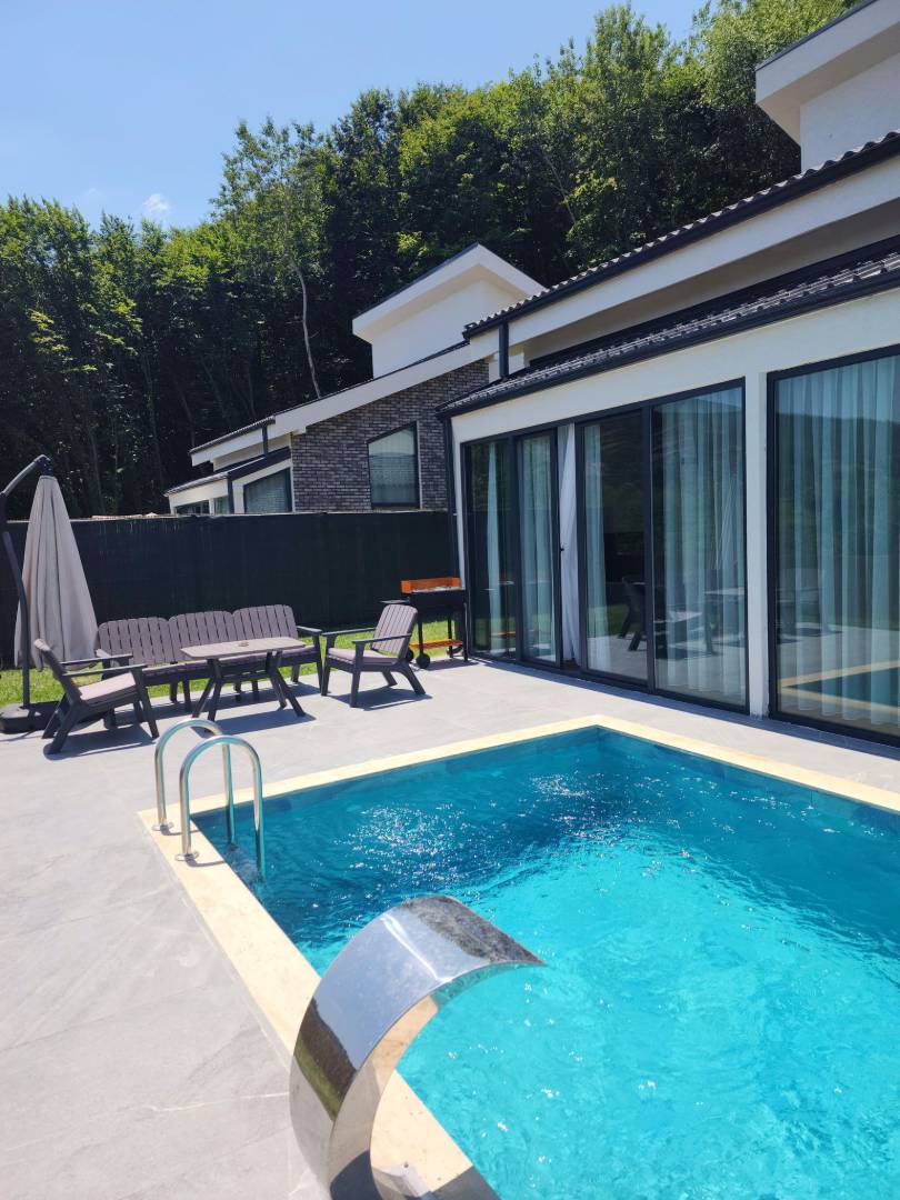 Sapanca Kurtköy'de Göl Manzaralı, Özel Havuzlu, Modern Villa fotoğraf 2