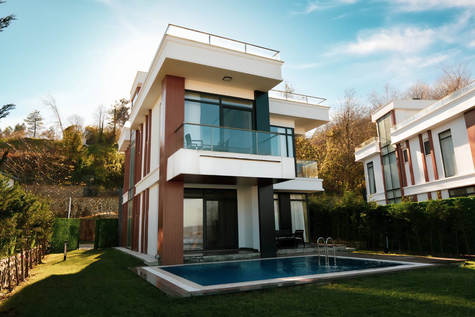 Sapanca Kuruçeşme'de Göl Manzaralı, Isıtmalı Özel Havuzlu, Kiralık Villa fotoğraf 2