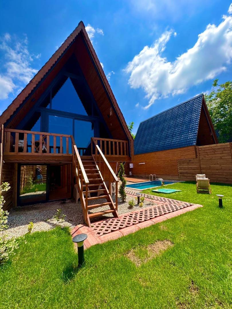 Sapanca Kuruçeşme'de Huzurlu Doğada, Özel Havuzlu, Lüks Bungalov fotoğraf 3