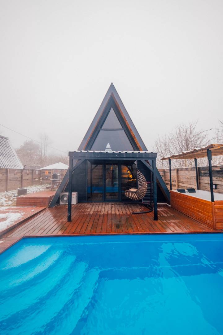 Sapanca Şükriye'de Doğa İle İç İçe, Isıtmalı Havuzlu, Modern Bungalov fotoğraf 2