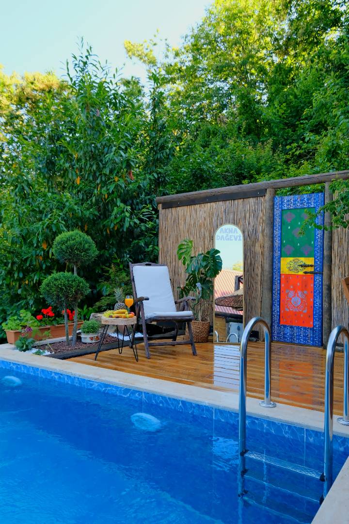 Sapanca Şükriye'de Doğayla İç İçe, Isıtmalı Havuzlu, Kiralık Dağ Evi fotoğraf 3