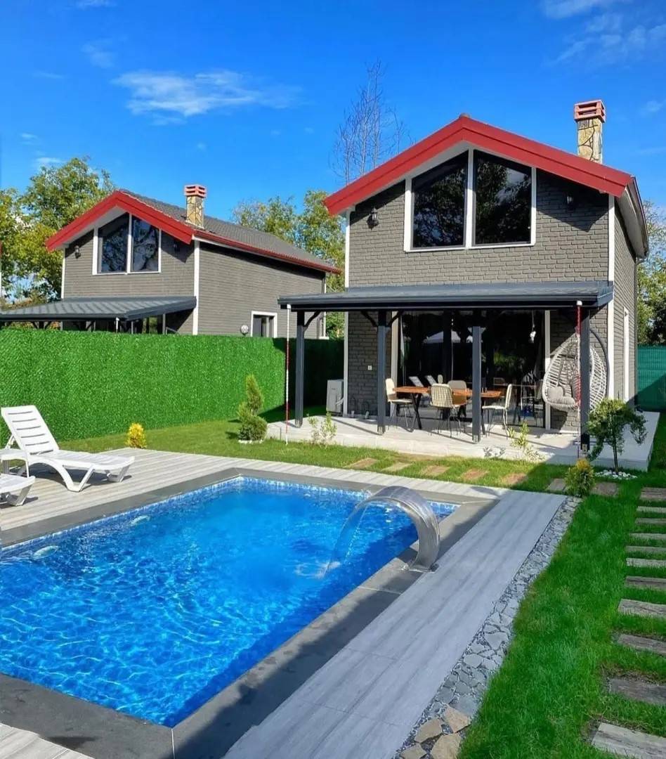 Sapanca Yanık'ta Balayı Çiftlerine Uygun, Özel Havuzlu, Kiralık Bungalov fotoğraf 2