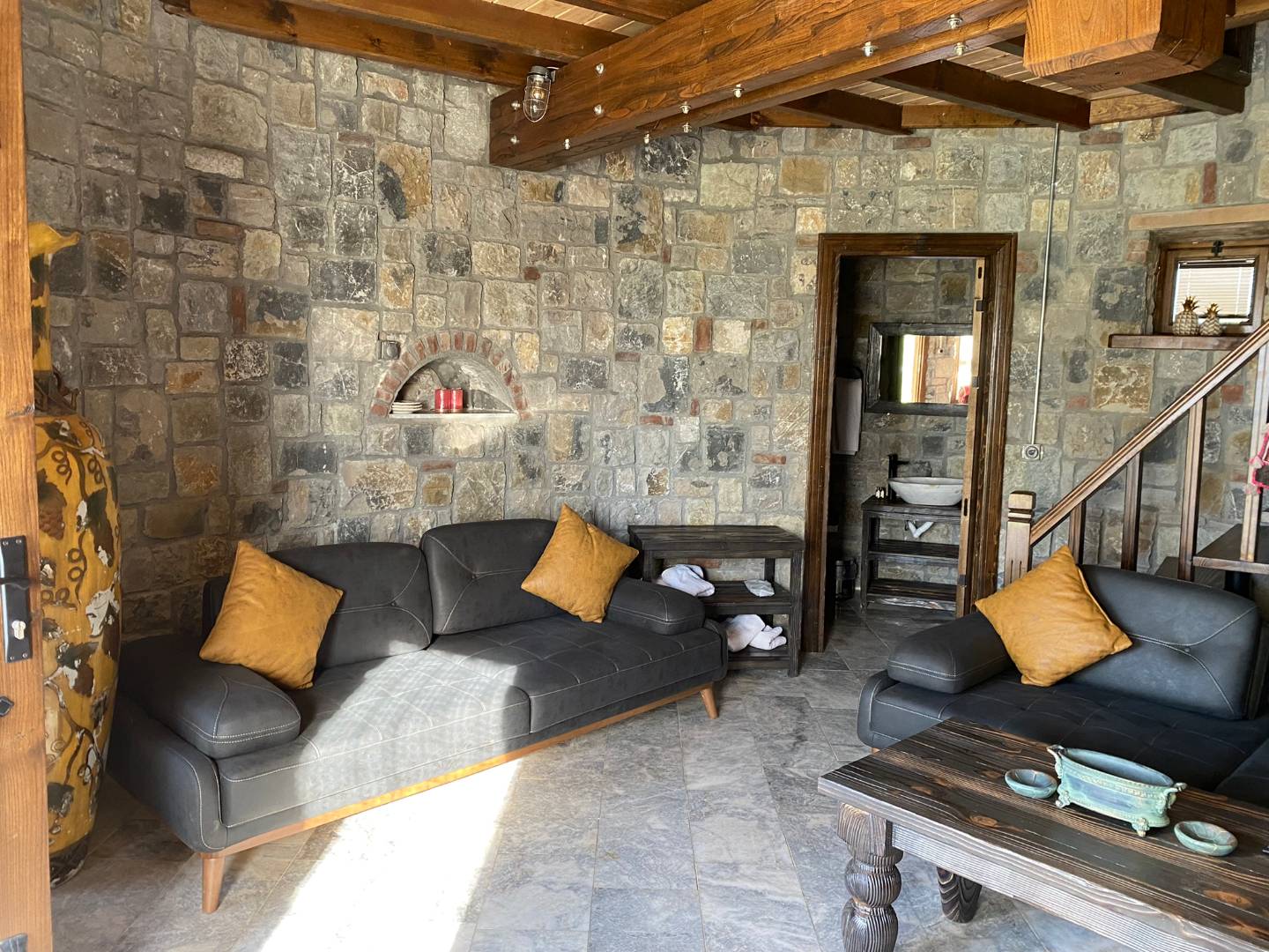 Sapanca Yanık'ta Doğanın Kucağında, Tesis İçerisinde, Kiralık Taş Ev fotoğraf 2