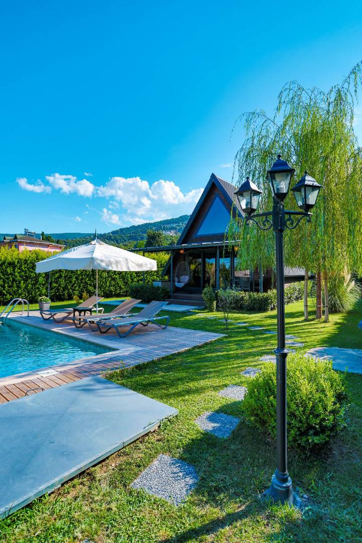 Sapanca Yanık'ta Tesis İçerisinde, Isıtmalı Havuzlu, Lüks Bungalov fotoğraf 2