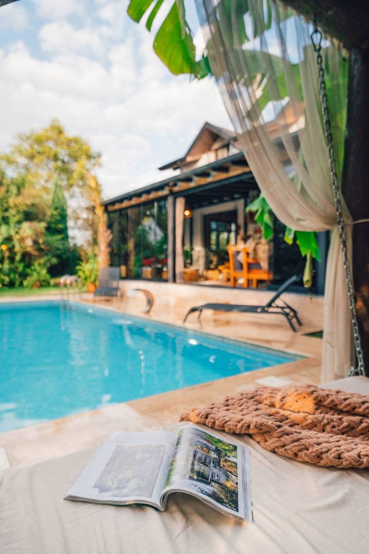 Sapanca'da Doğa İçerisinde, Isıtmalı Havuzlu, Şömineli, Kiralık Villa fotoğraf 3