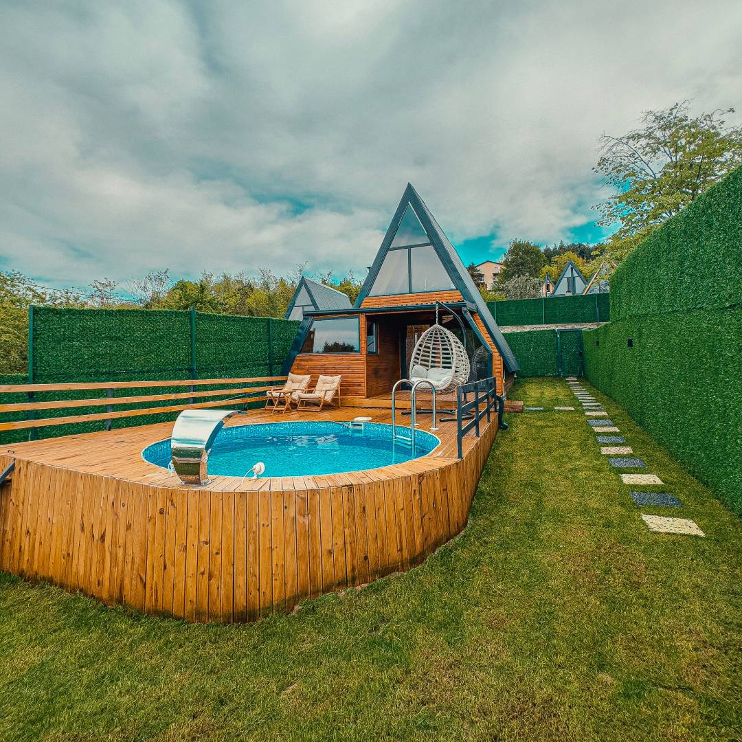 Sapancada Doğal Güzellikler İçinde, Isıtmalı Havuzlu, Lüks Bungalov fotoğraf 2