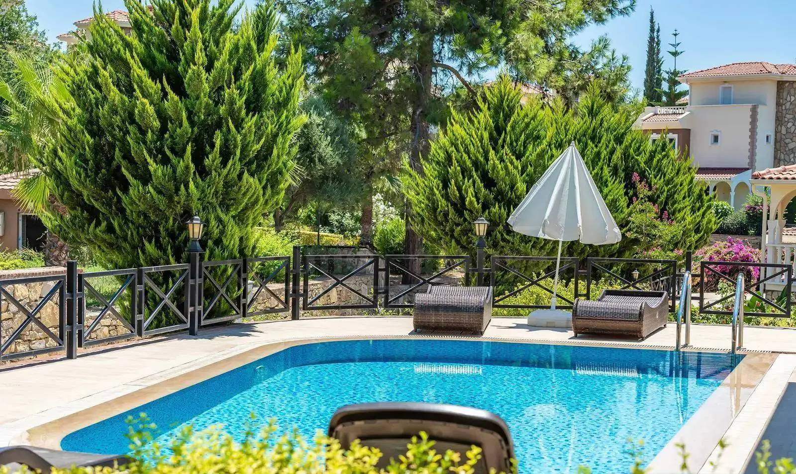 Alanya'da Kalabalık Ailelere Uygun, Özel Havuzlu, Modern Villa fotoğraf 3