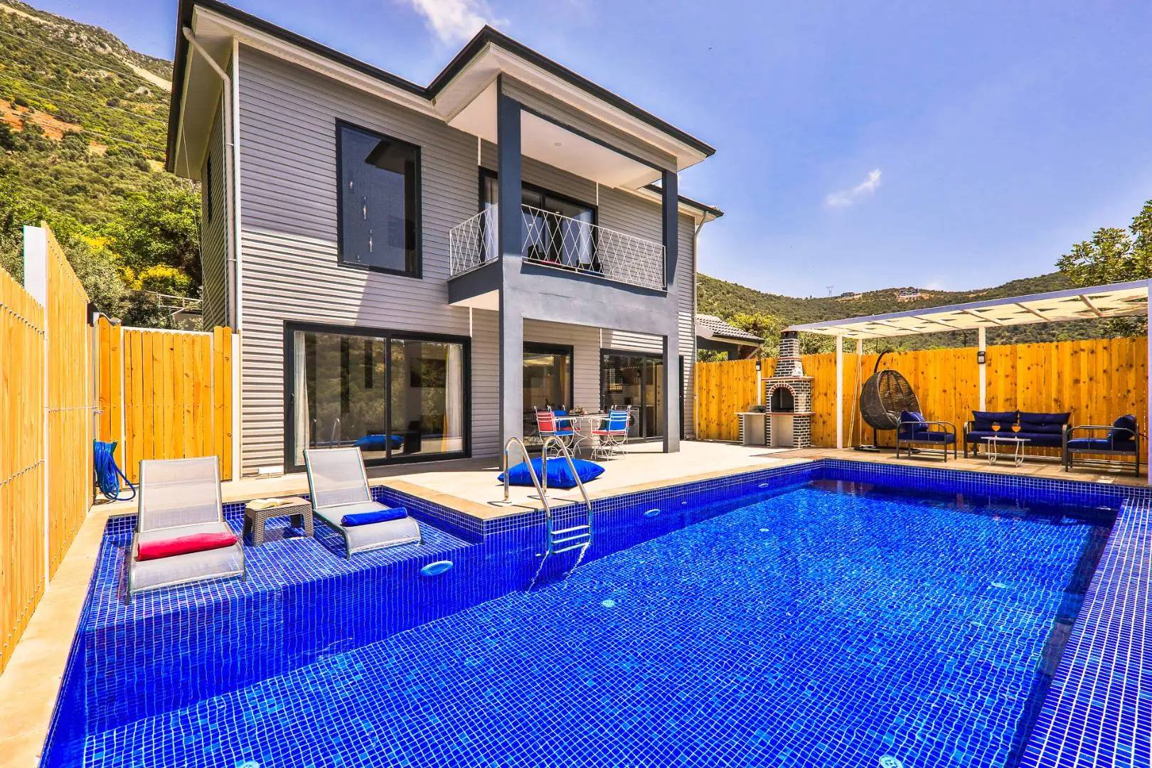 Antalya Kalkan'da Muhteşem Doğada, Özel Havuzlu, Balayı Villası - Kalkan