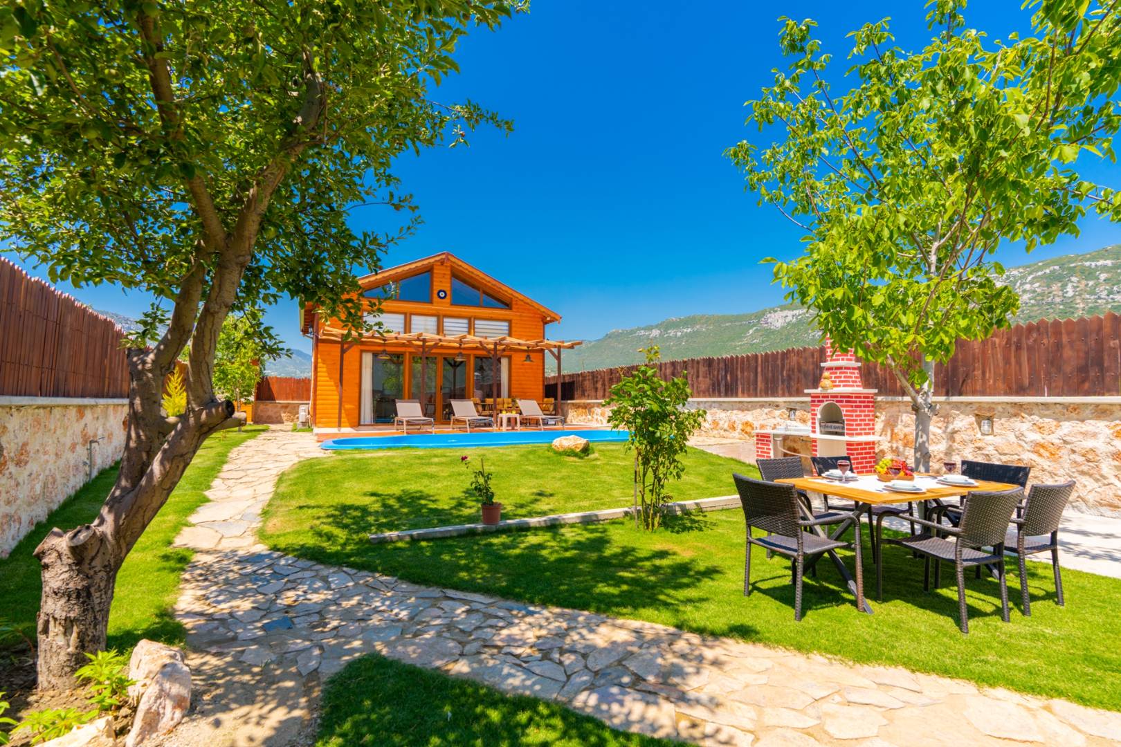 Kaş Bezirgan'da Doğa İçerisinde, Özel Havuzlu, Balayı Villası fotoğraf 3