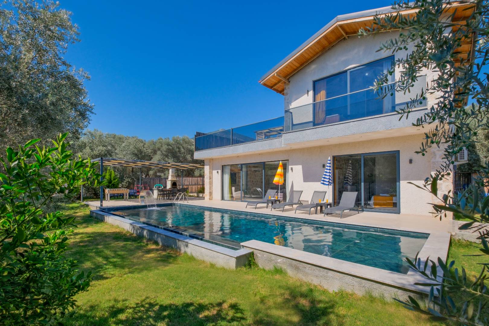 Kaş Çayköy'de Balayı Çiftlerine Uygun, Özel Havuzlu, Modern Villa - Kaş / Çayköy
