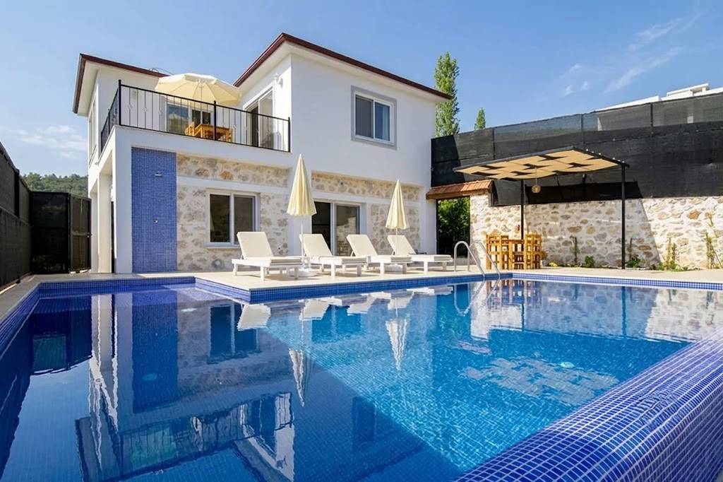 Kaş İslamlar'da Deniz Manzaralı, Özel Havuzlu, 4 Kişilik Villa - Kaş / İslamlar