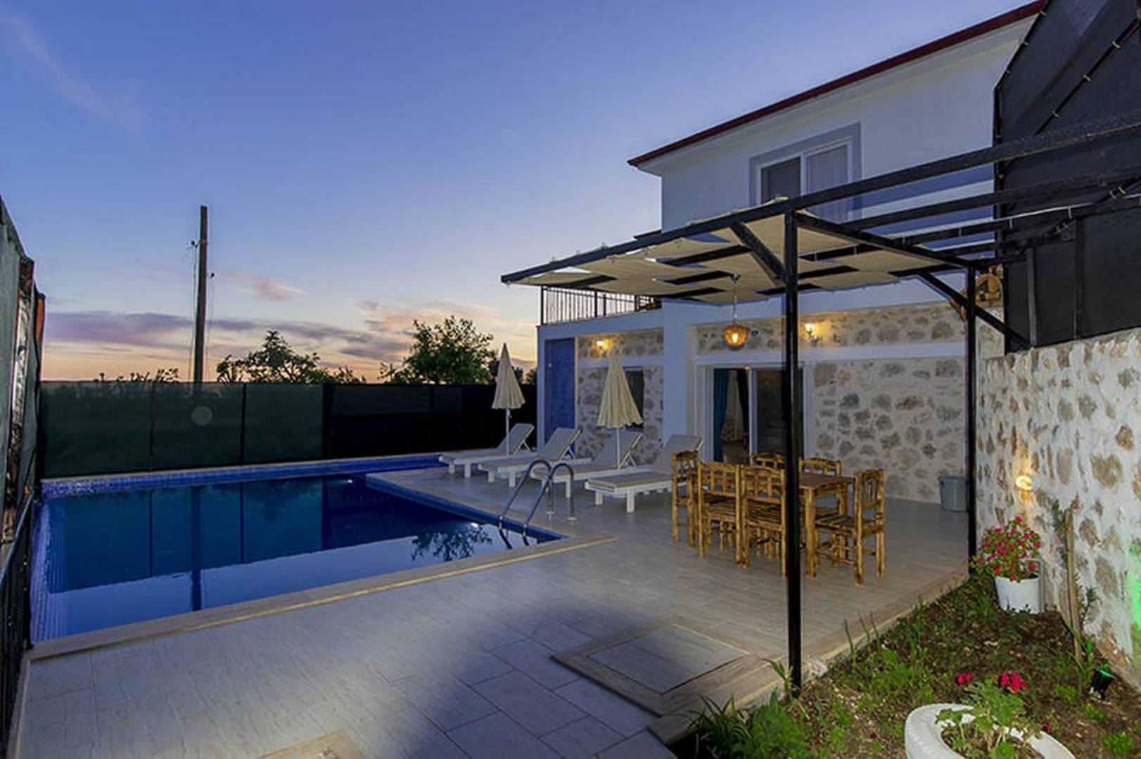 Kaş İslamlar'da Deniz Manzaralı, Özel Havuzlu, 4 Kişilik Villa fotoğraf 2