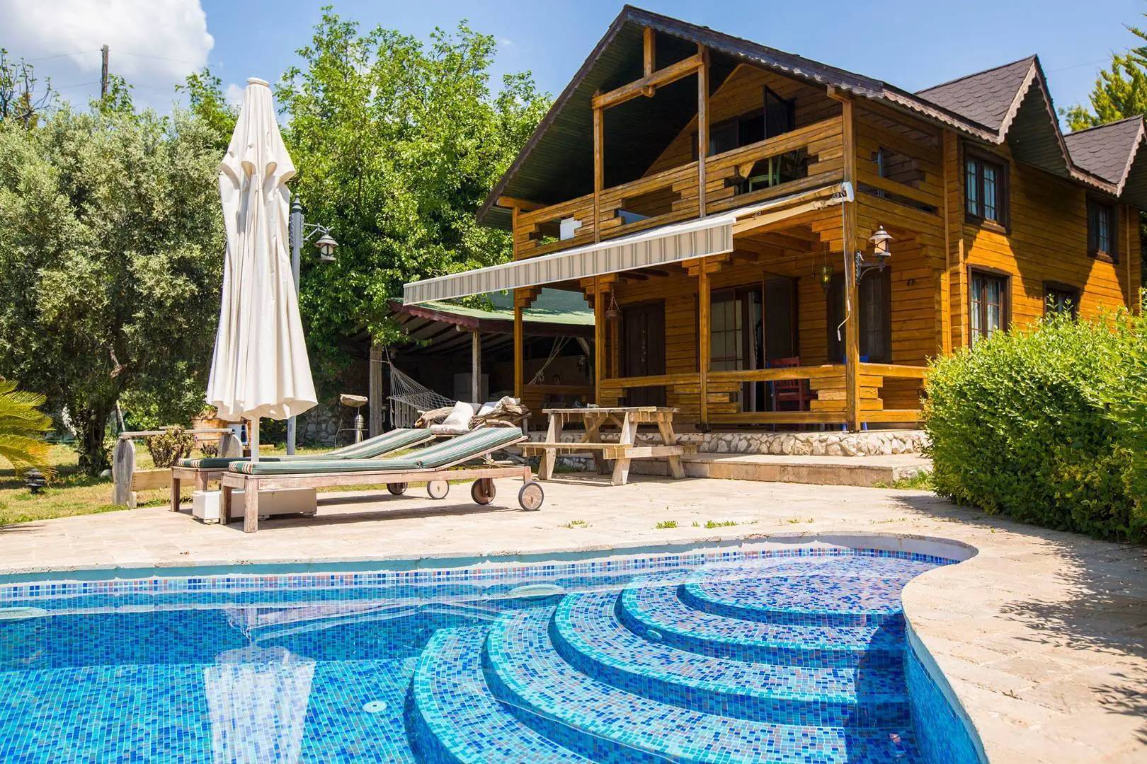 Kaş İslamlar'da Eşsiz Manzaralı, Özel Havuzlu, Jakuzili, Kiralık Villa fotoğraf 2