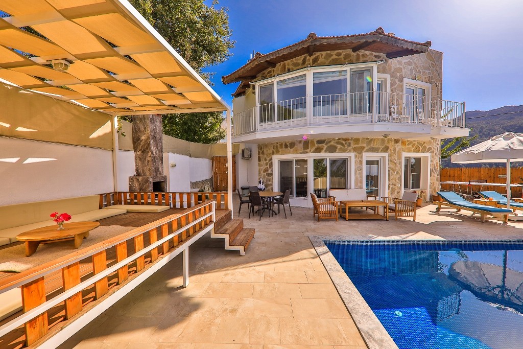 Kaş İslamlar'da Huzur Dolu Doğada, Özel Havuzlu, Jakuzili Villa fotoğraf 2