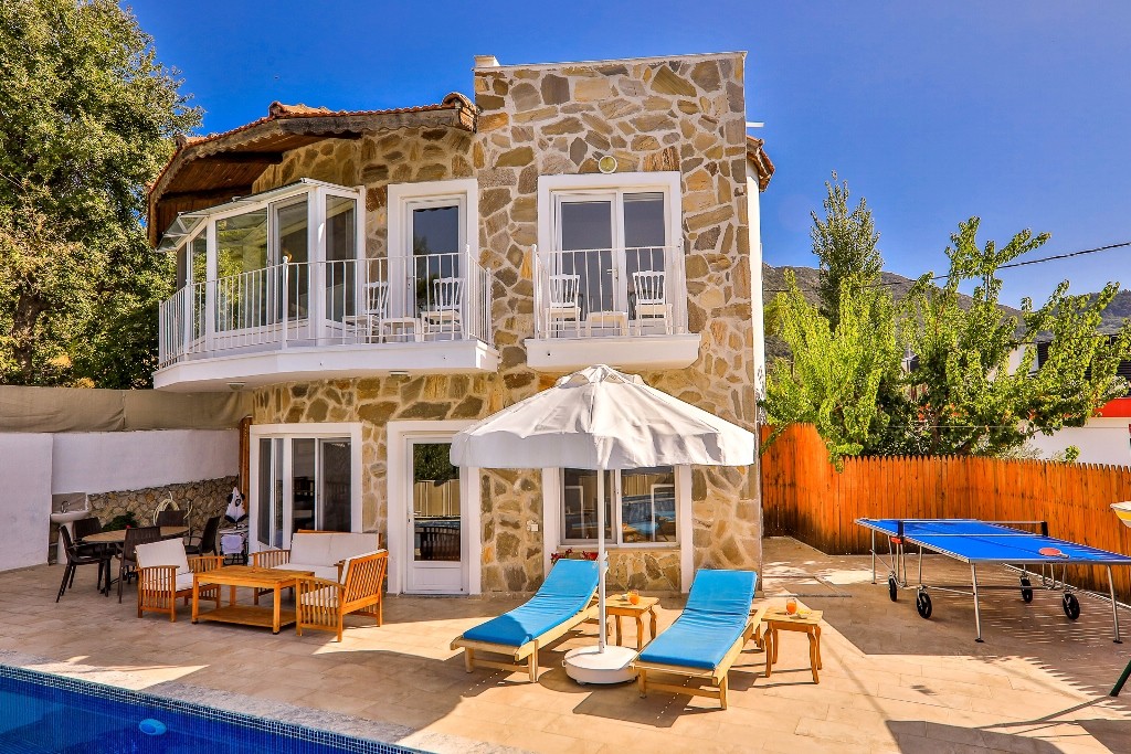 Kaş İslamlar'da Huzur Dolu Doğada, Özel Havuzlu, Jakuzili Villa fotoğraf 3