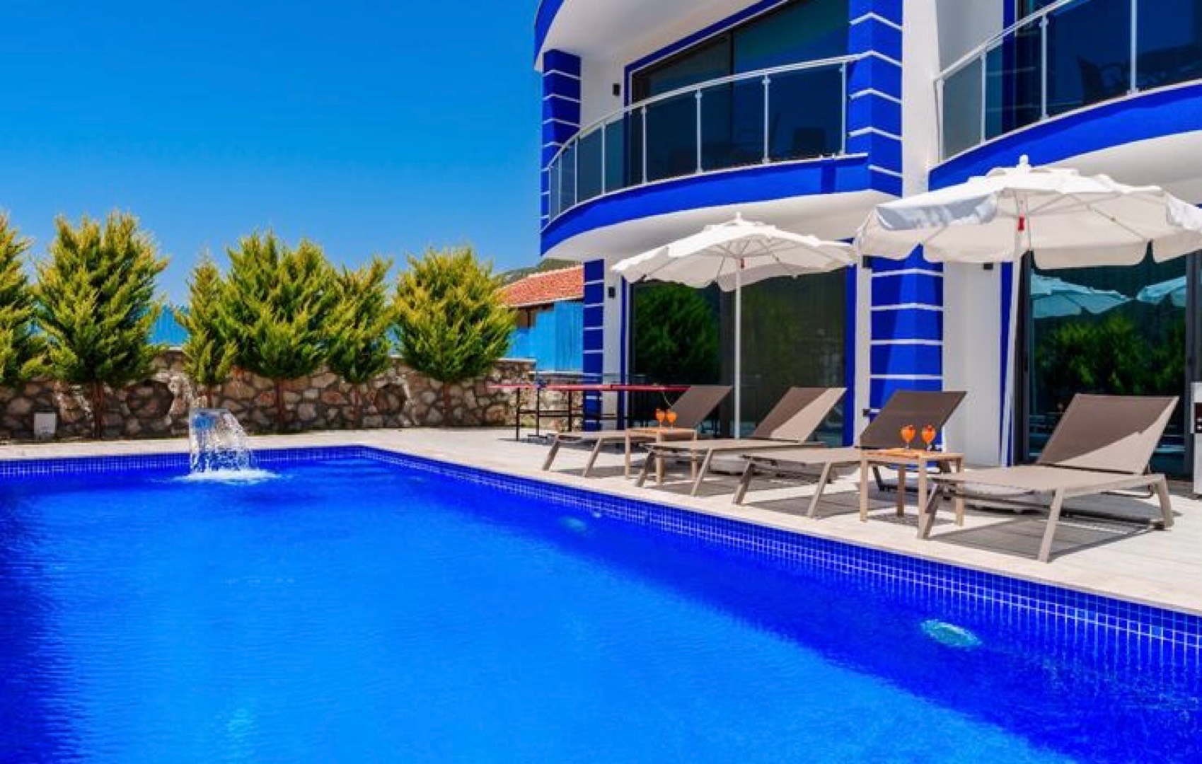 Kaş Sarıbelen'de Sakin Konumda, Özel Havuzlu, Kiralık Villa - Kaş / Sarıbelen
