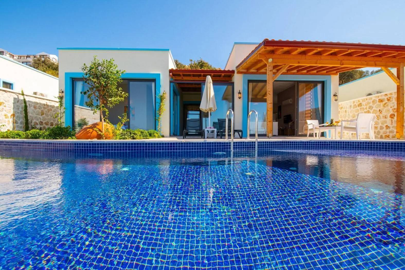 Kaş Yeşilköy'de Şehrin Gürültüsünden Uzakta, Özel Havuzlu, Kiralık Villa - Kaş / Yeşilköy