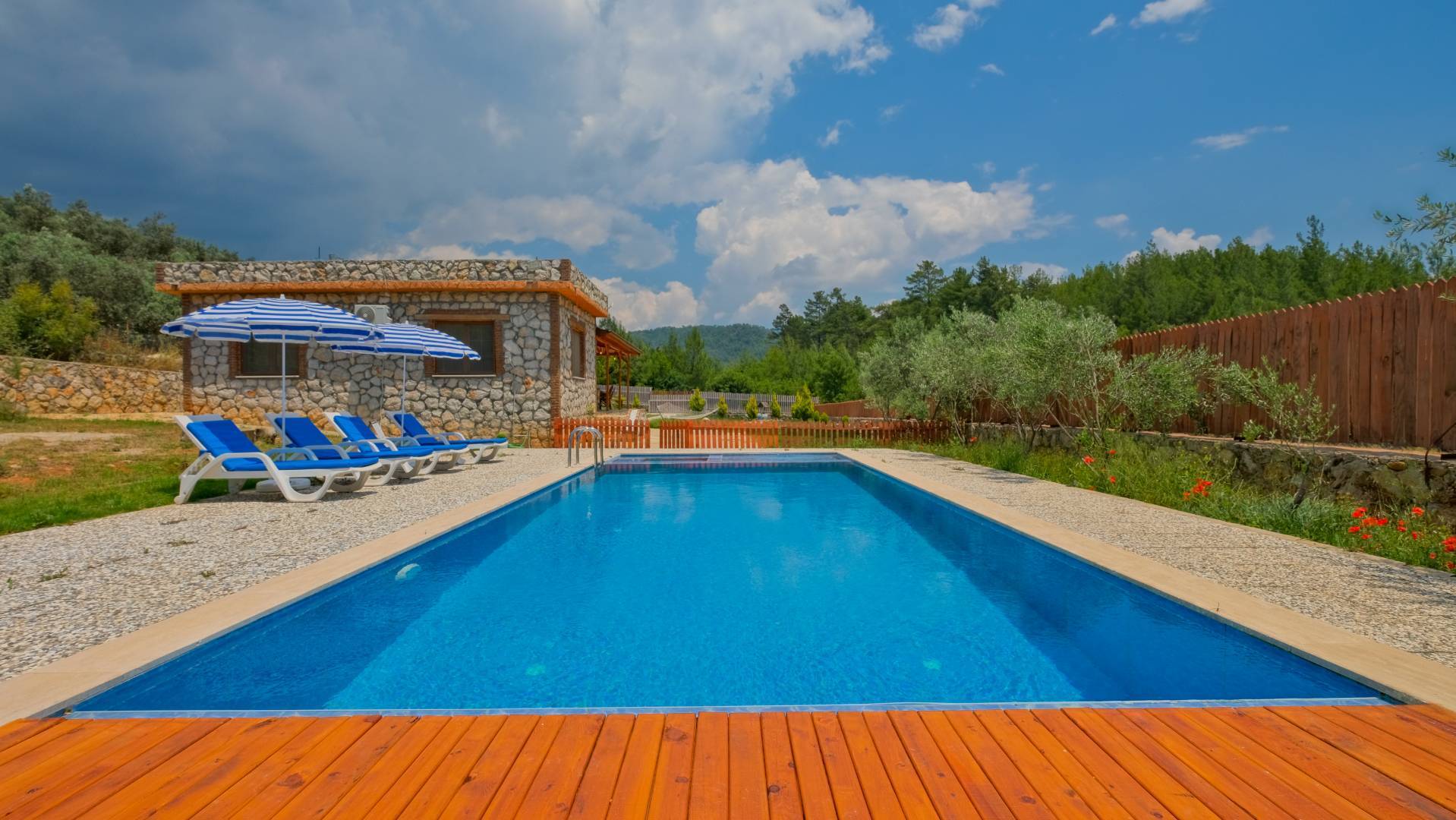 Muğla Fethiye'de Doğa İle İçiçe, Özel Havuzlu, Taş Villa fotoğraf 3
