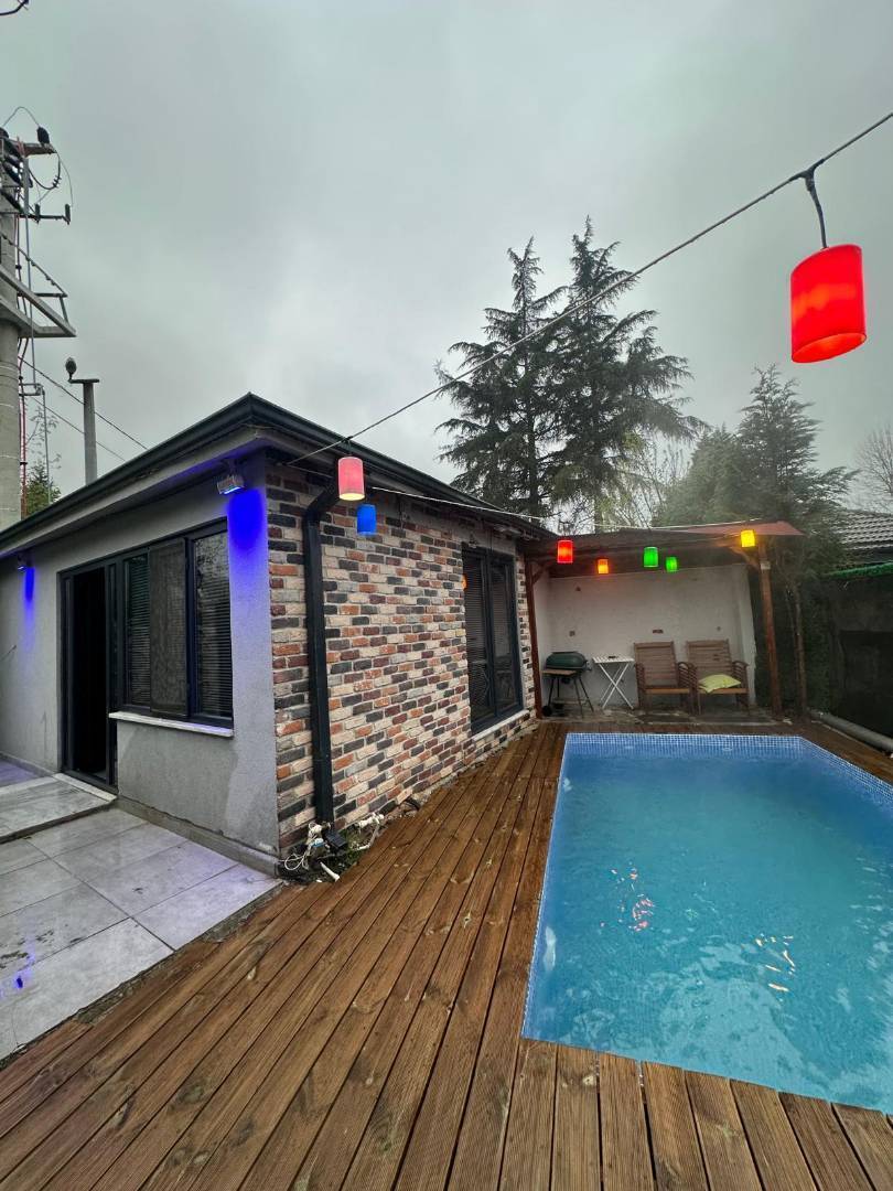 Sapanca Yanık'ta Minimalist Tasarımlı, Özel Havuzlu, 1+0 Villa fotoğraf 2