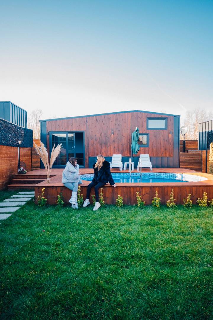 Sapanca'da Enfes Tesis İçerisinde, Isıtmalı Havuzlu, Kiralık Tiny House fotoğraf 2
